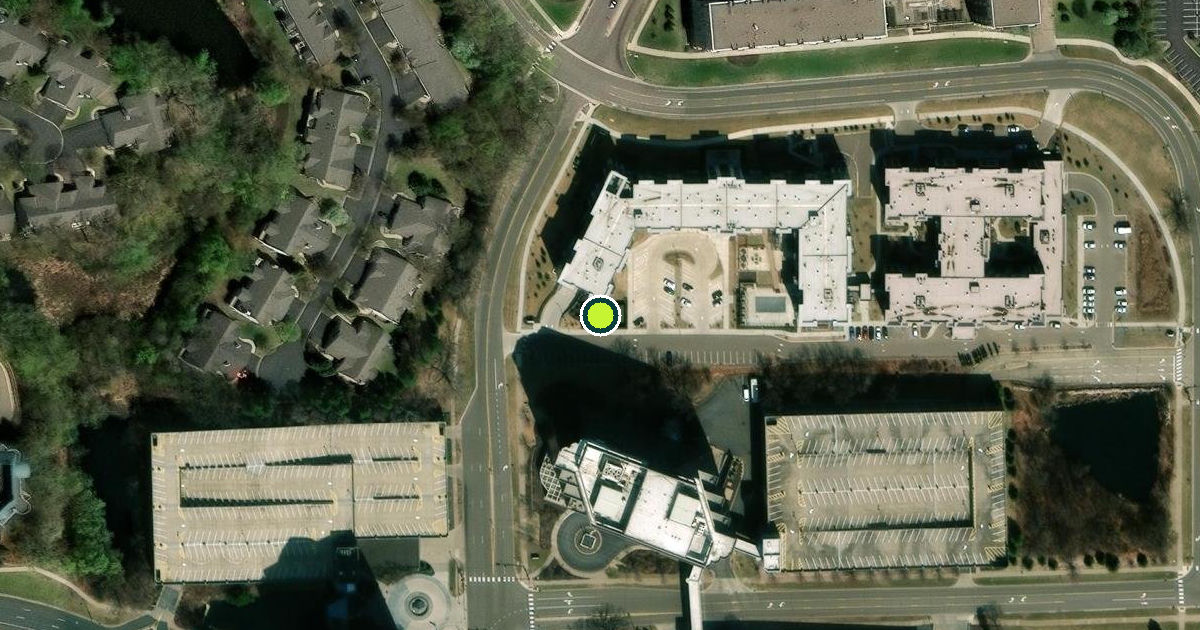 Satellite view of Bloomington Pickleball Courts