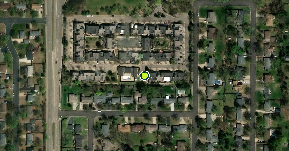 Satellite view of Bloomington Pickleball Courts