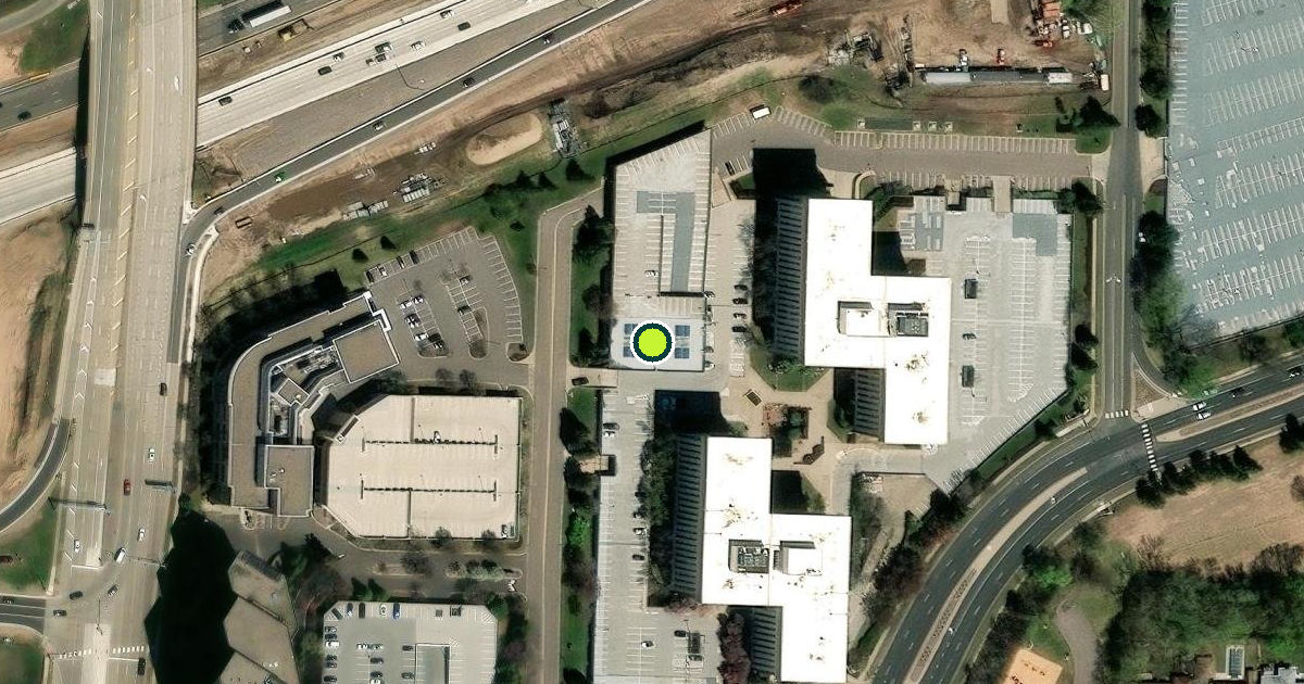 Satellite view of Bloomington Pickleball Courts