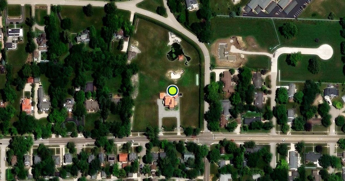 Satellite view of Bloomington Pickleball Courts