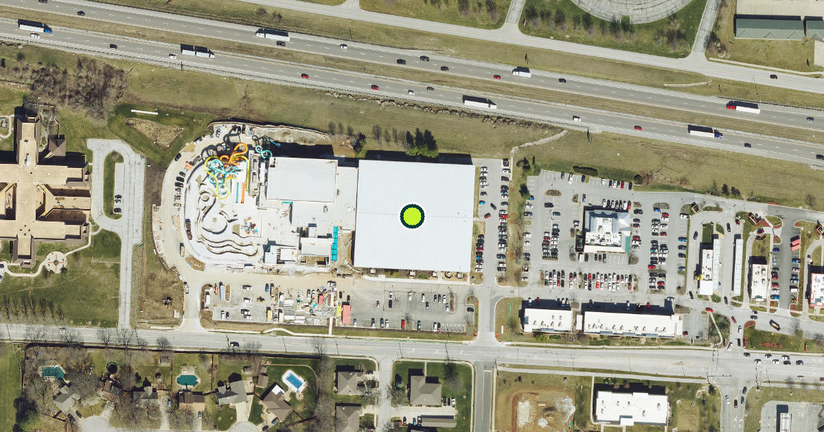 Satellite view of Blue Springs Fieldhouse