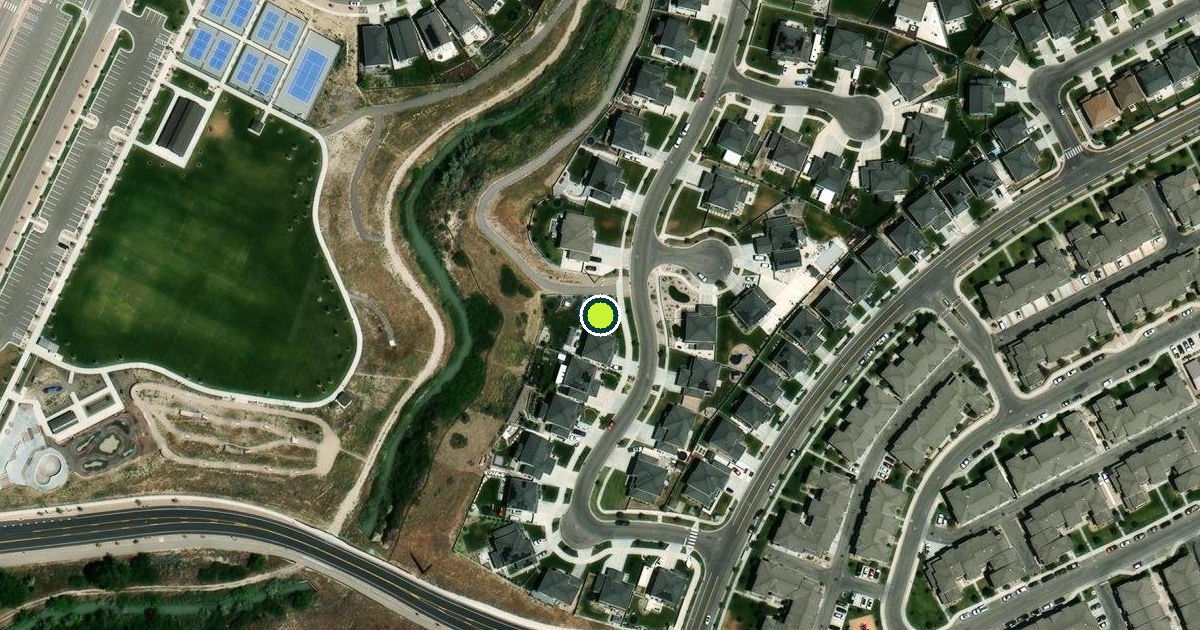 Satellite view of Bluffdale Pickleball Courts