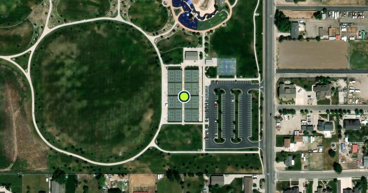 Satellite view of Bluffdale Pickleball Courts