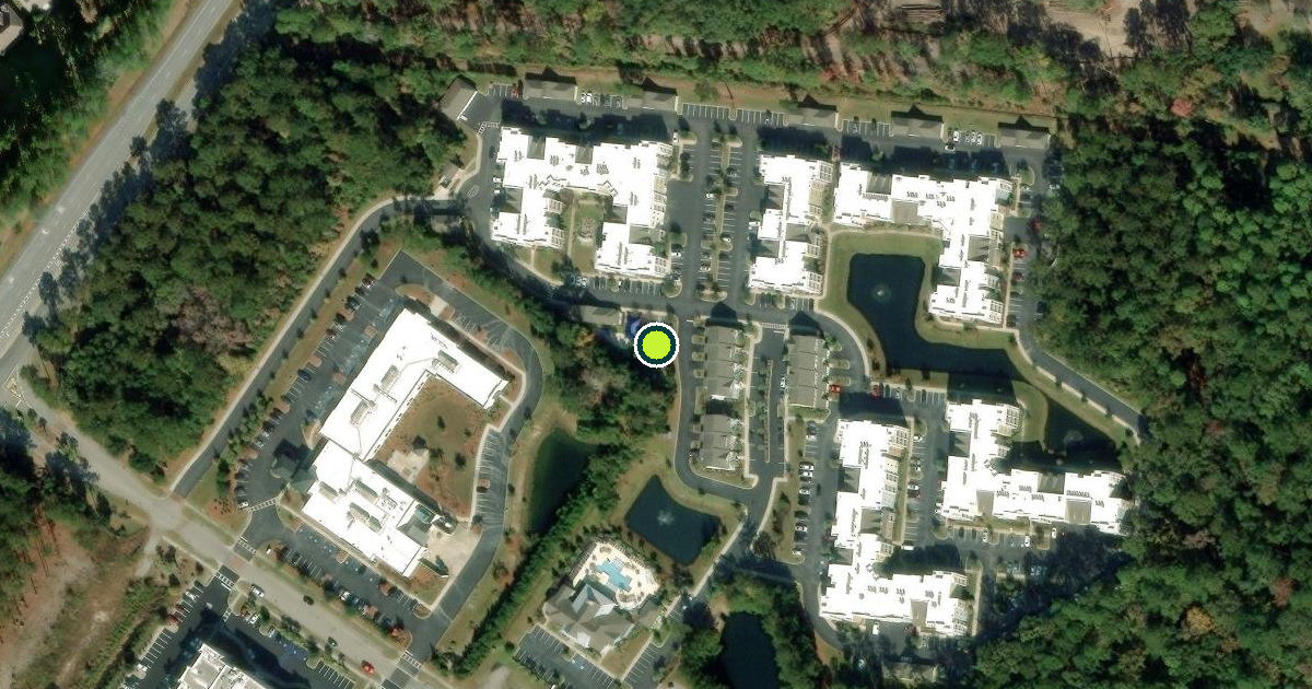 Satellite view of Bluffton Pickleball Courts