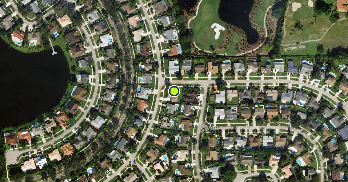 Satellite view of Boca Raton Golf & Racquet Club