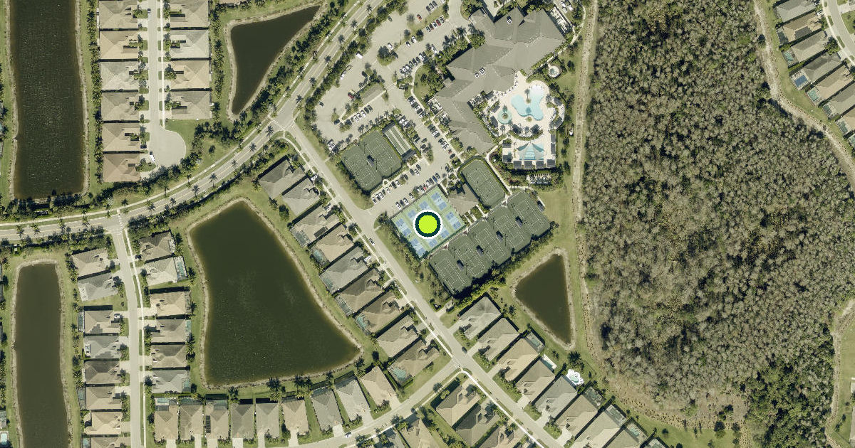 Satellite view of Bonita Springs Pickleball Courts