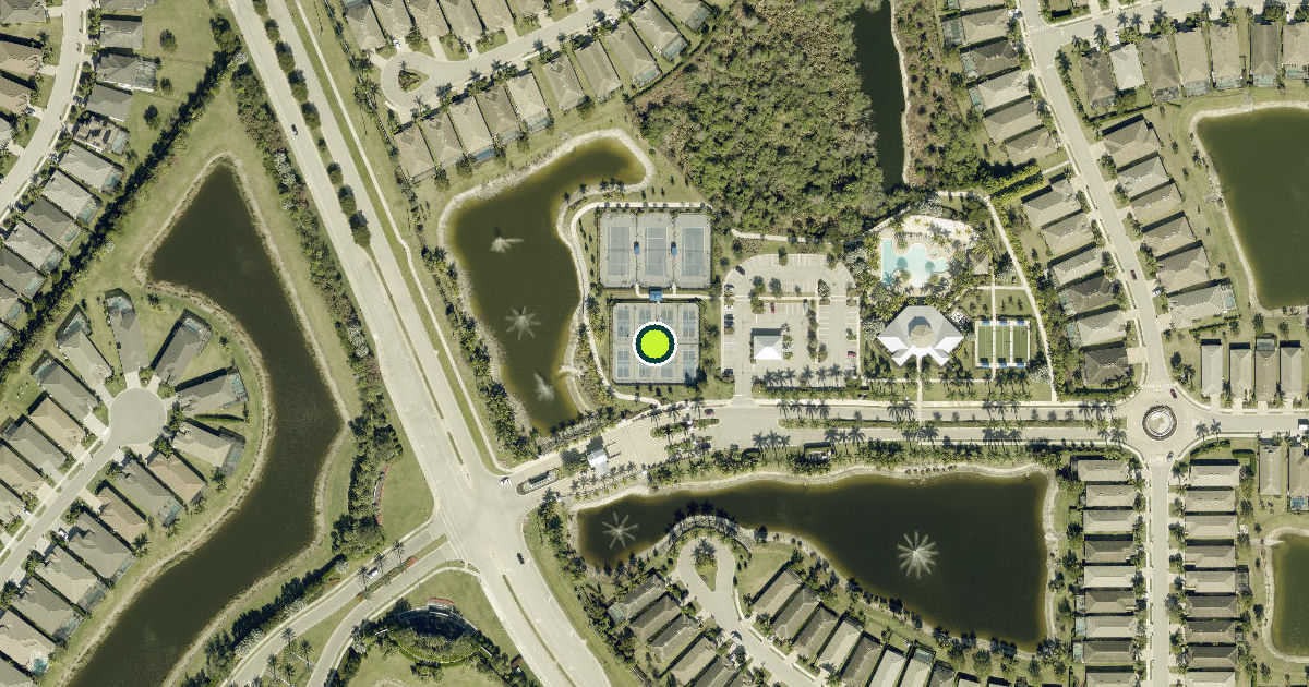 Satellite view of Bonita Springs Pickleball Courts
