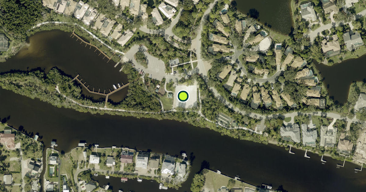 Satellite view of Bonita Springs Pickleball Courts