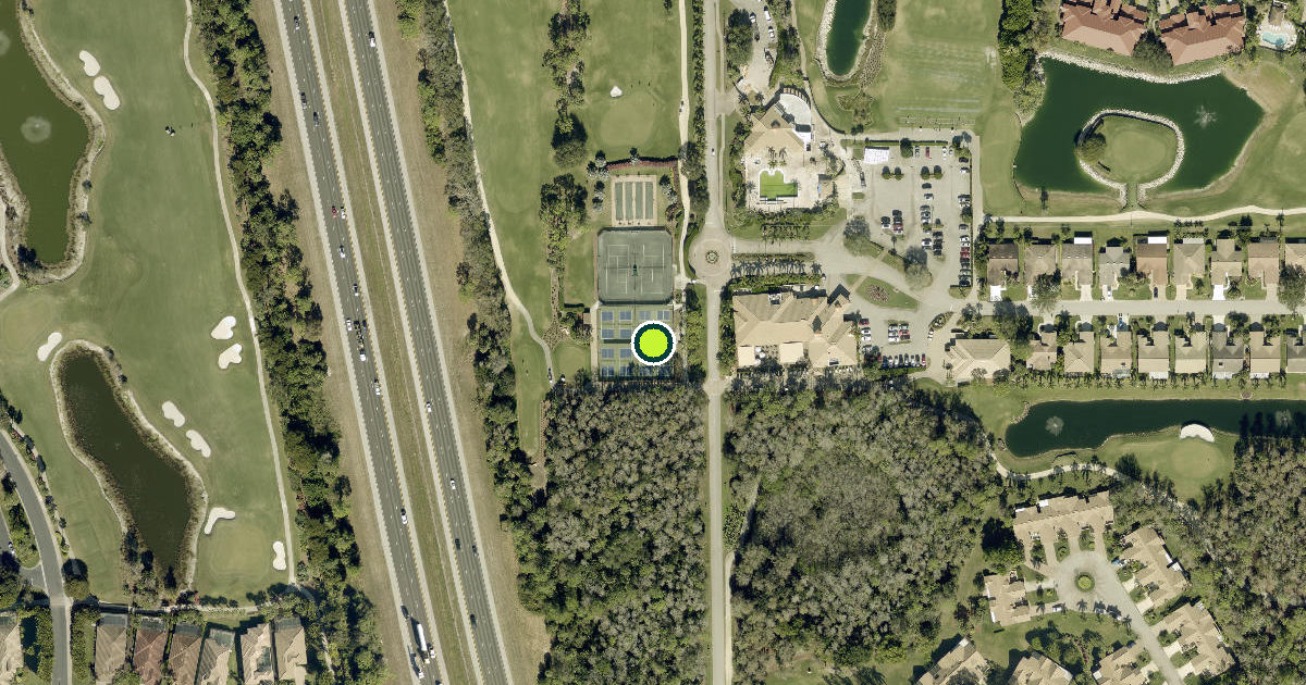 Satellite view of Bonita Springs Pickleball Courts
