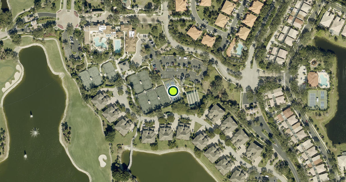 Satellite view of Bonita Springs Pickleball Courts