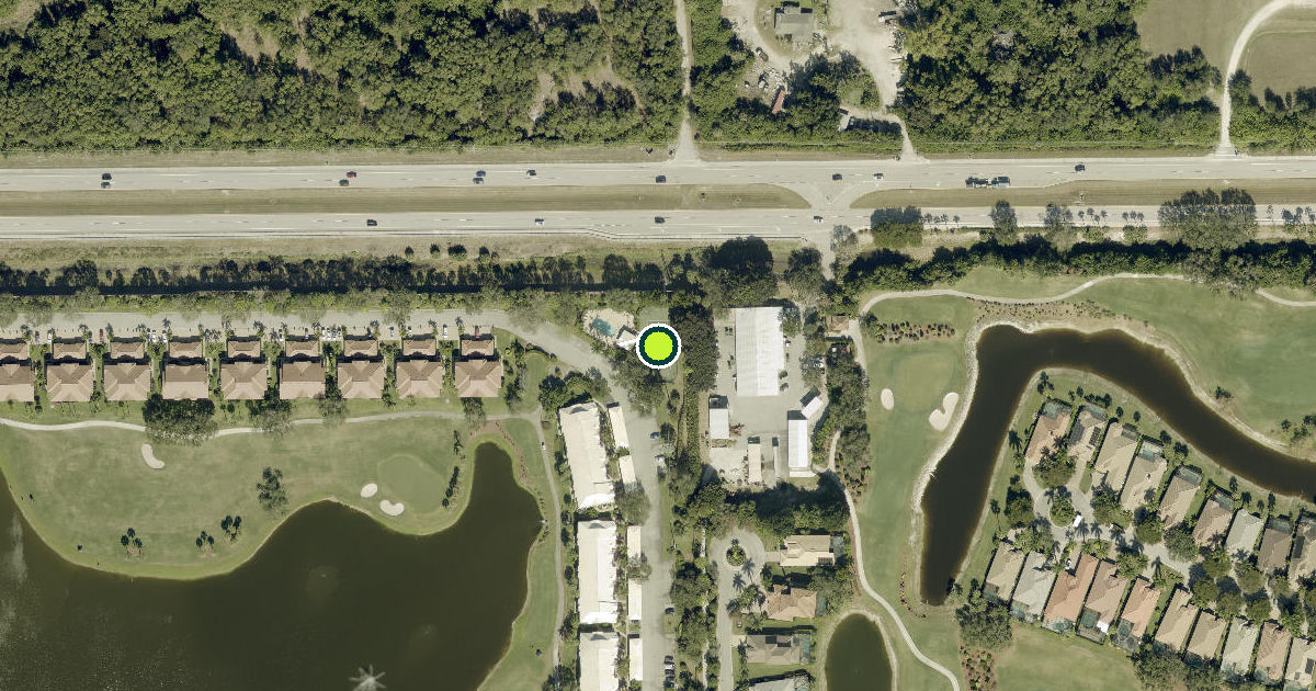Satellite view of Bonita Springs Pickleball Courts