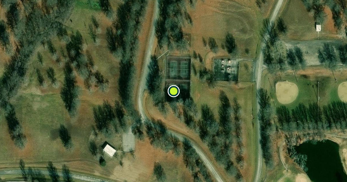 Satellite view of Bonner Springs Pickleball Courts