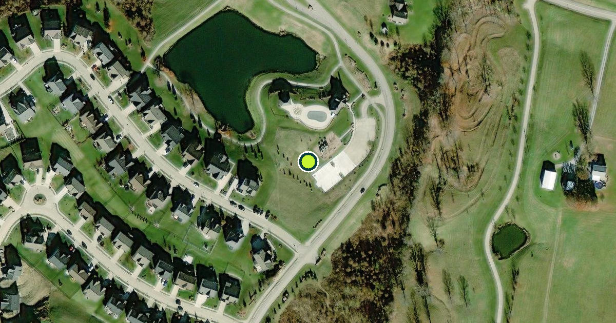 Satellite view of Boone County Pickleball Courts