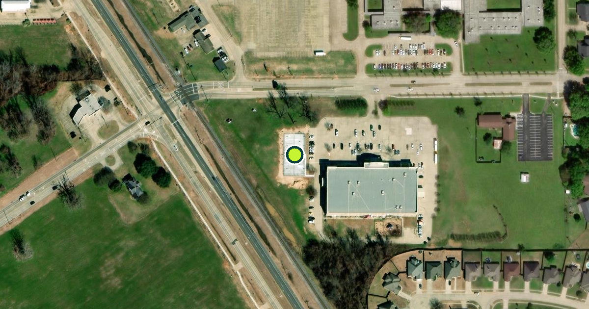 Satellite view of Bossier City Pickleball Courts