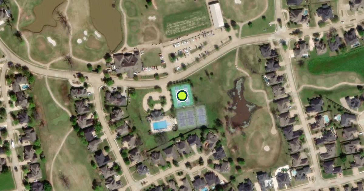 Satellite view of Bossier City Pickleball Courts