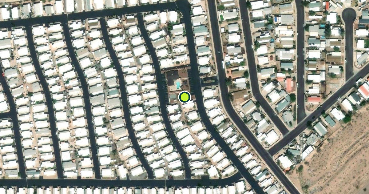 Satellite view of Boulder City Pickleball Courts