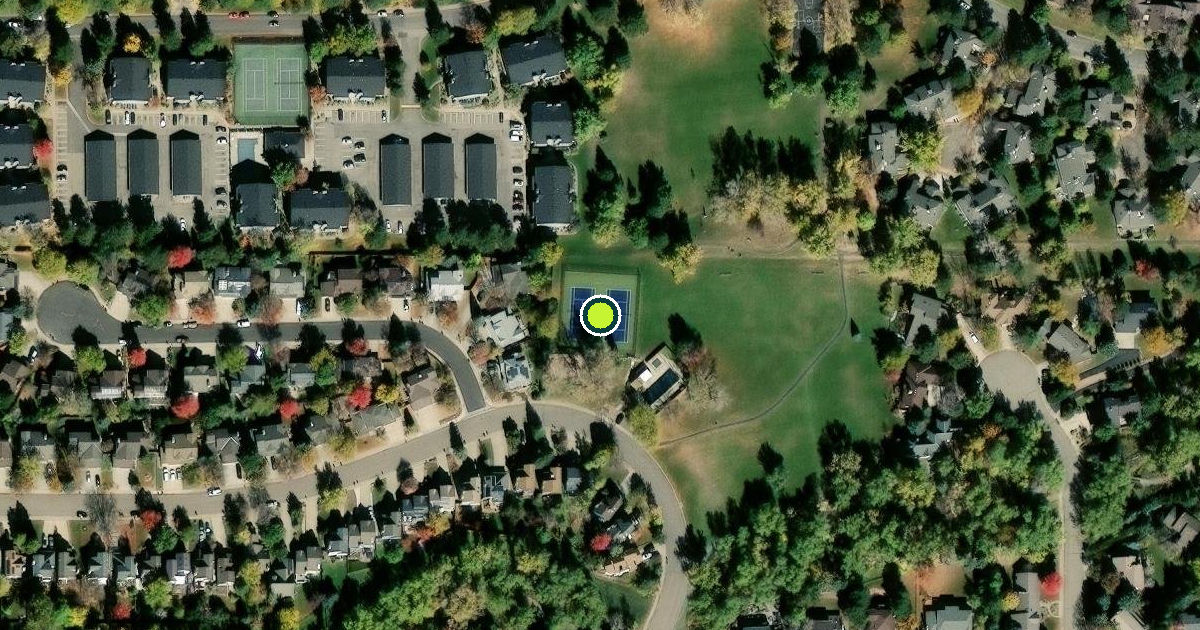 Satellite view of Boulder County Pickleball Courts
