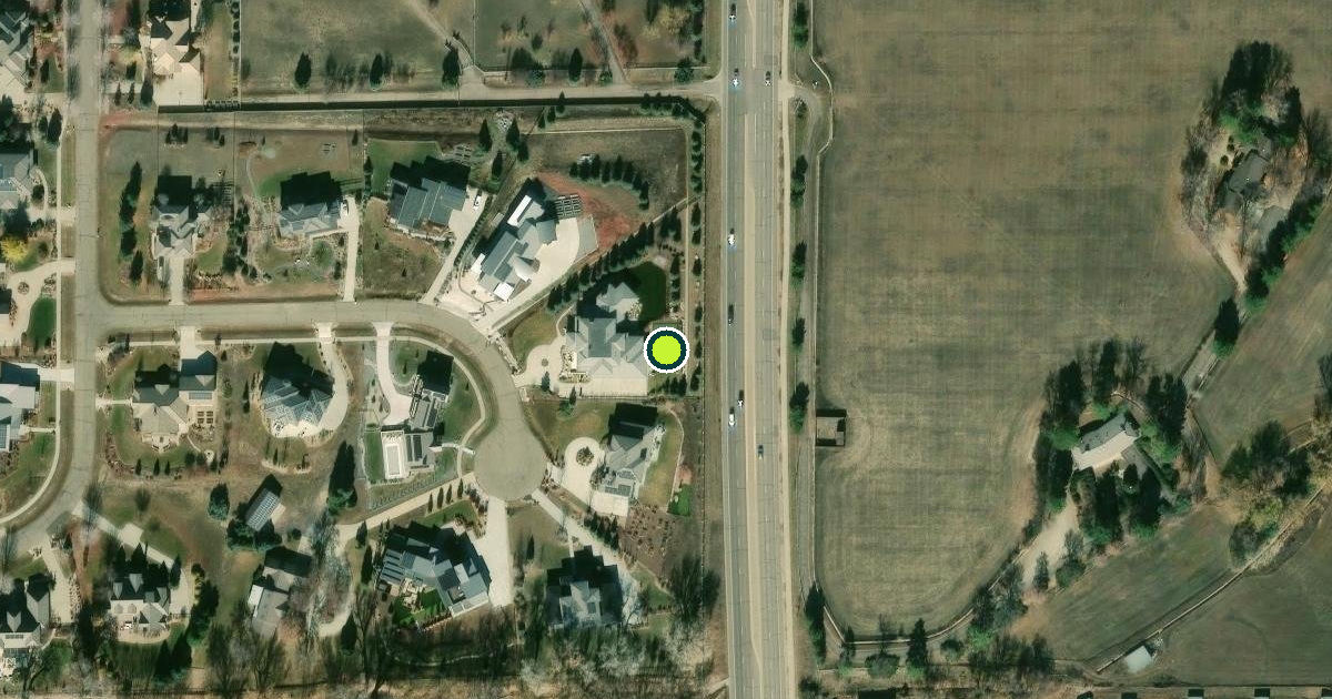 Satellite view of Boulder County Pickleball Courts