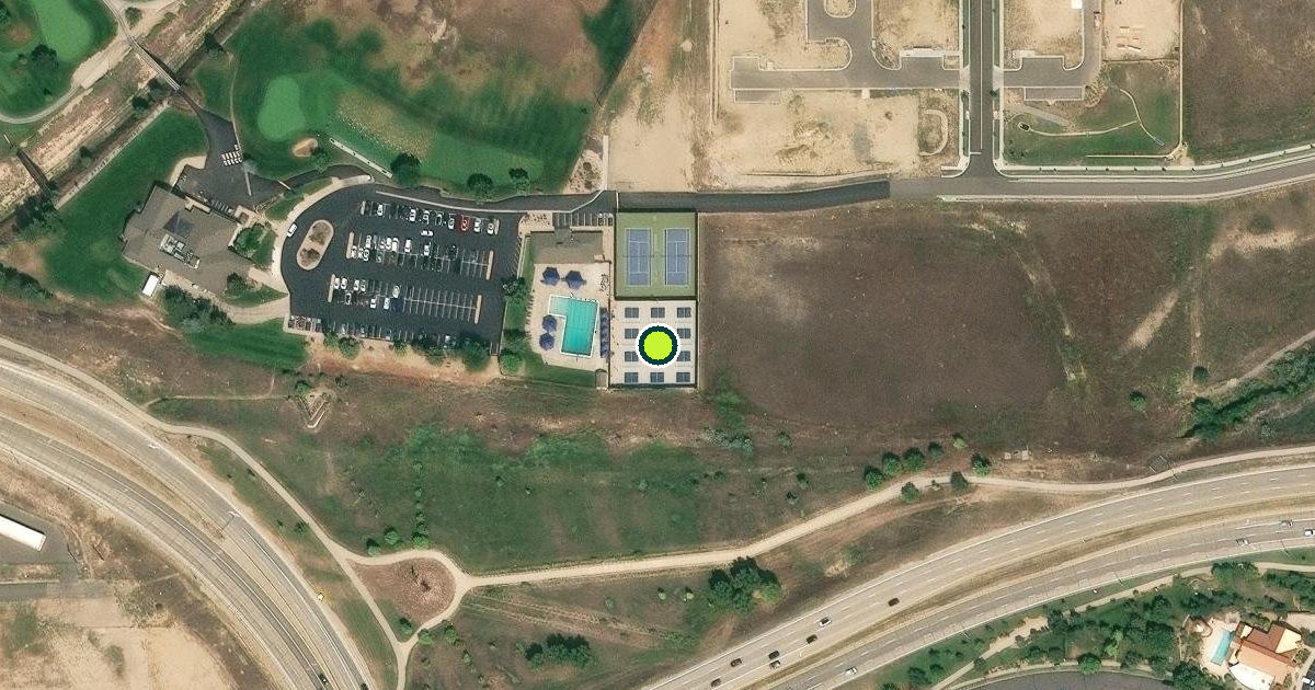 Satellite view of Boulder County Pickleball Courts