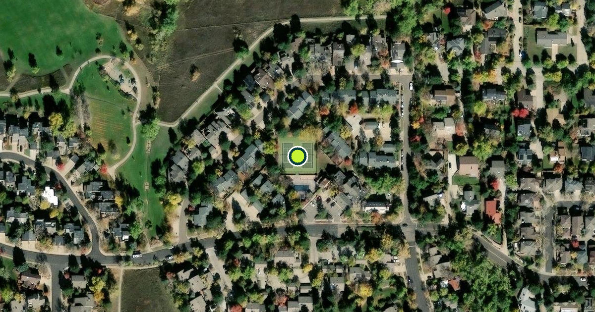 Satellite view of Boulder Pickleball Courts