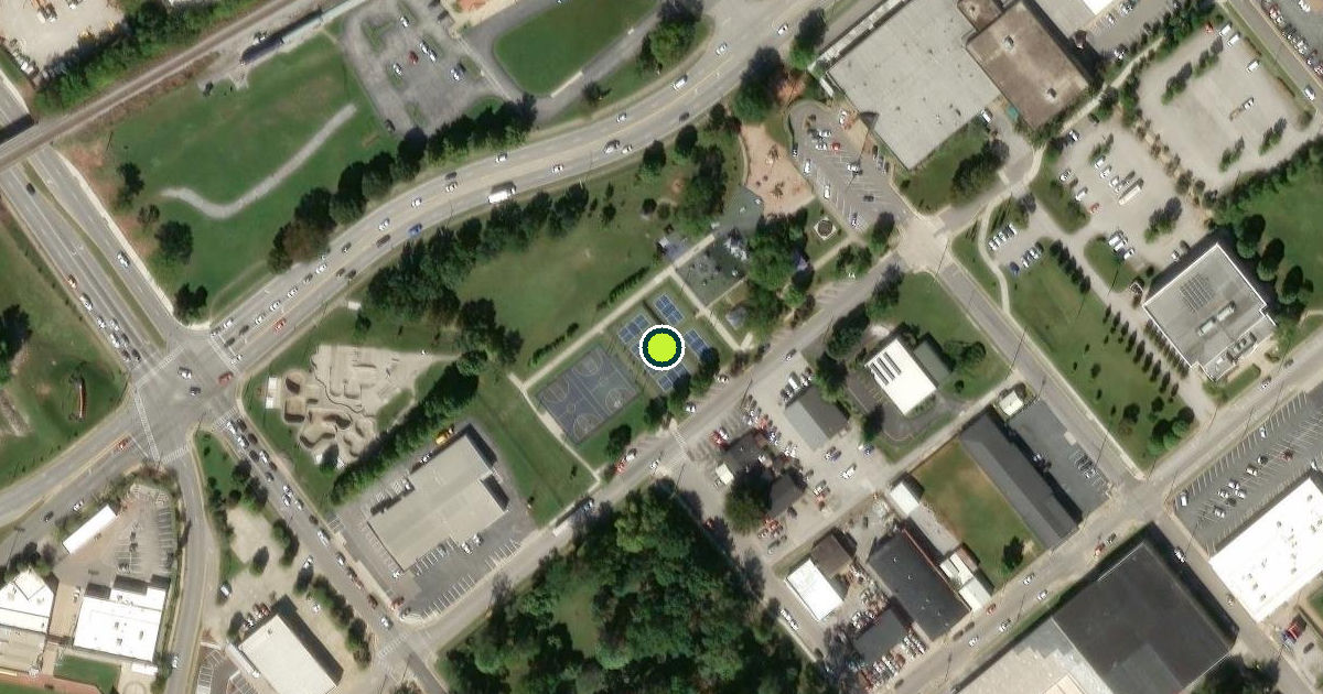 Satellite view of Bowling Green Pickleball Courts