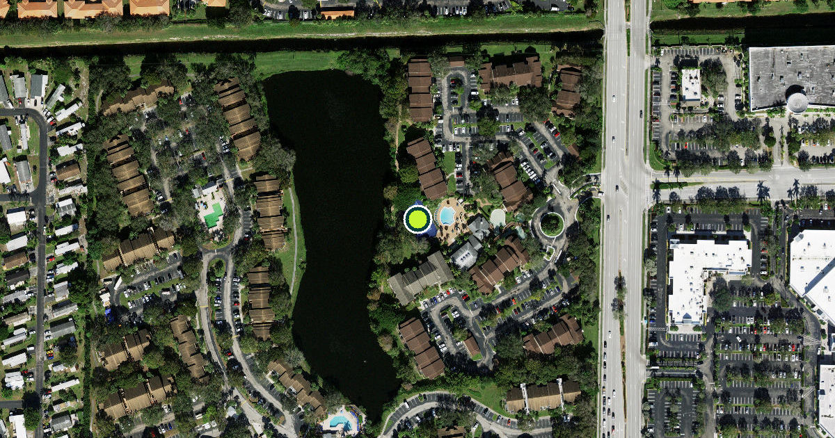 Satellite view of Boynton Beach Pickleball Courts