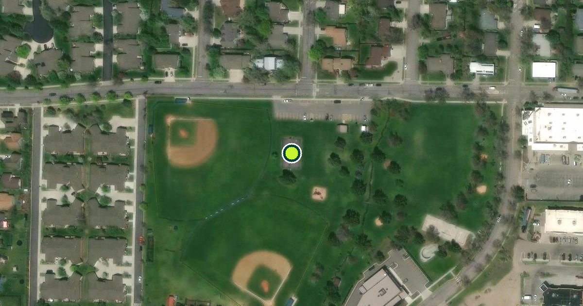 Satellite view of Bozeman Pickleball Courts