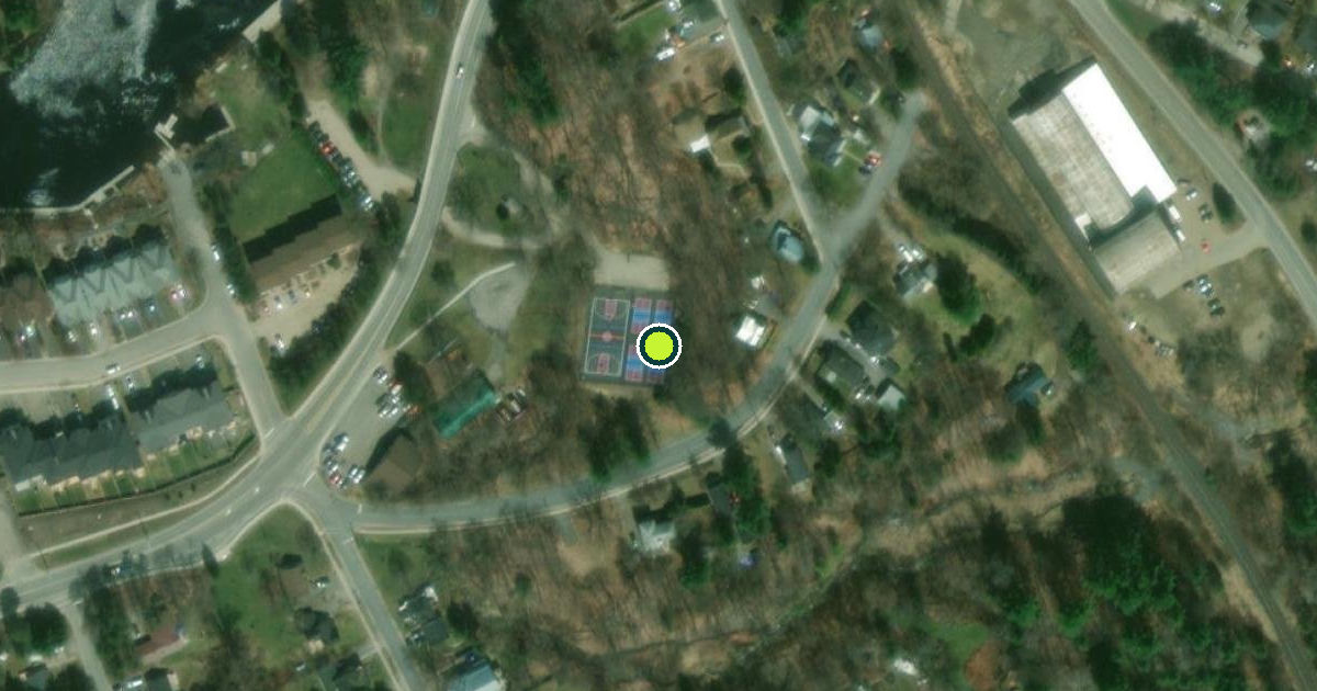 Satellite view of Bracebridge Pickleball Courts
