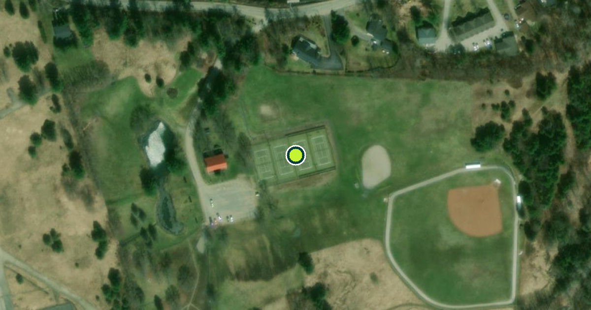 Satellite view of Bracebridge Pickleball Courts