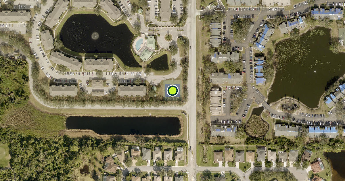 Satellite view of Bradenton Pickleball Courts