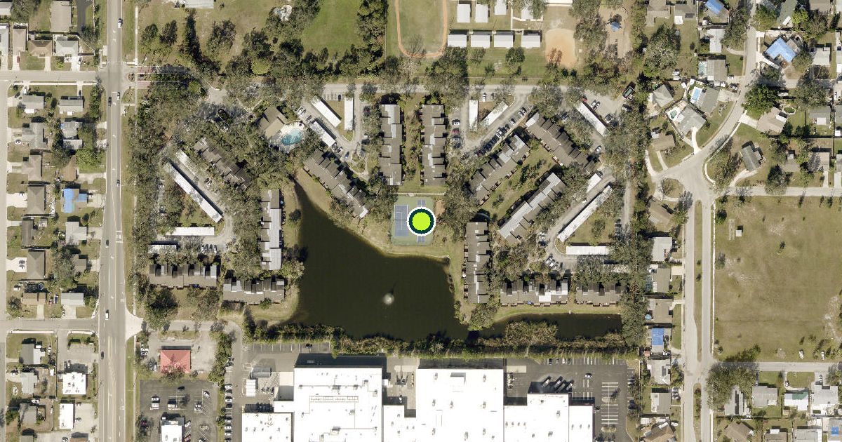 Satellite view of Bradenton Pickleball Courts