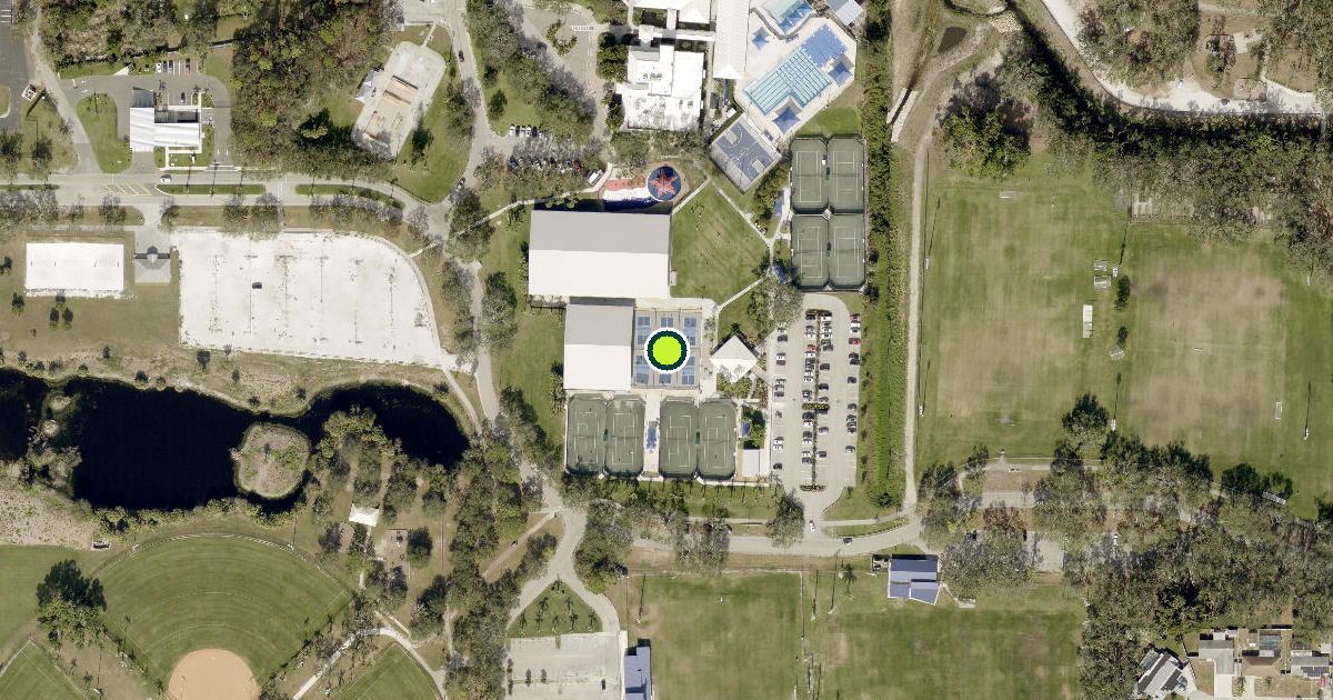 Satellite view of Bradenton Pickleball Courts