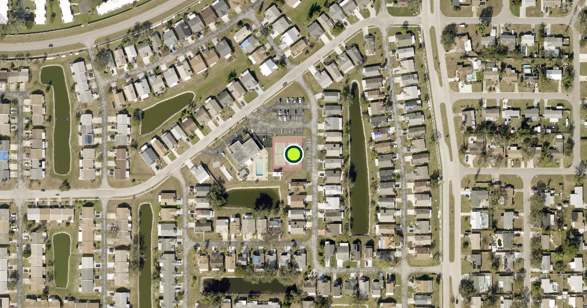 Satellite view of Bradenton Pickleball Courts