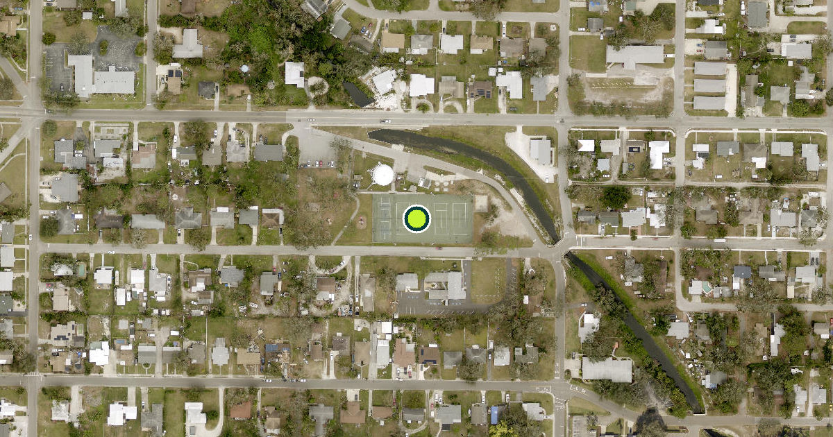 Satellite view of Bradenton Pickleball Courts