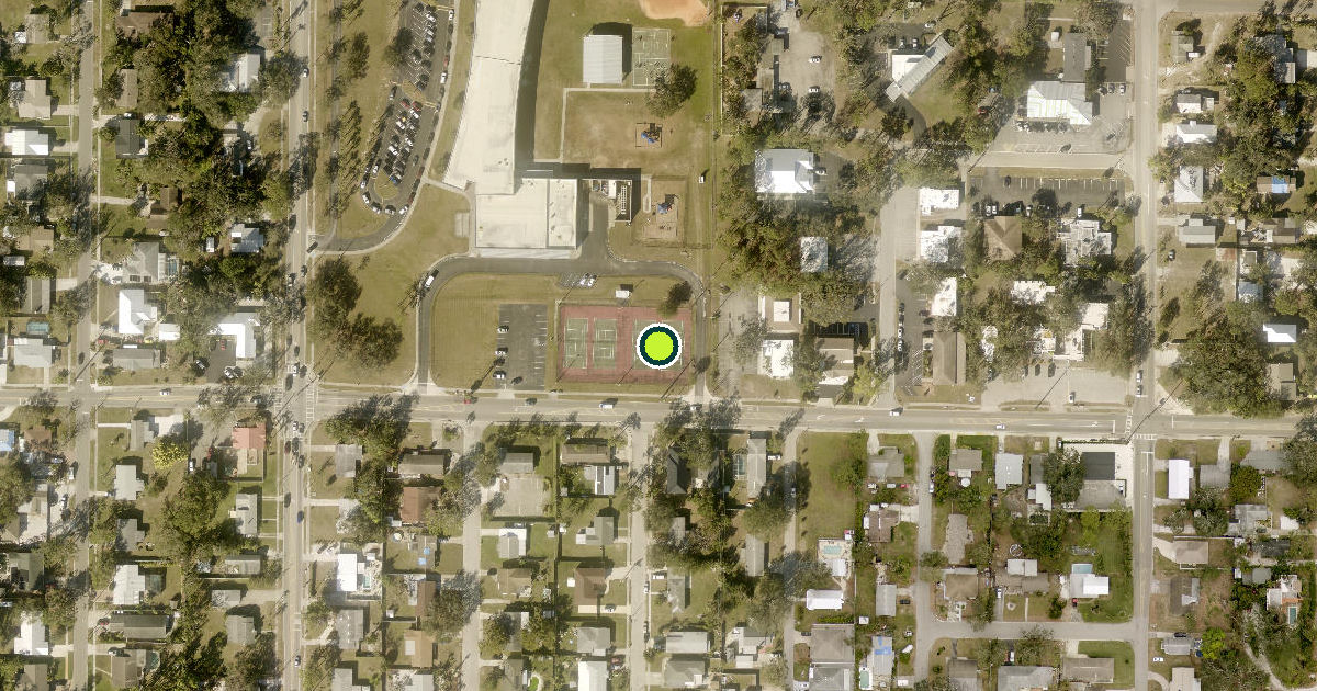 Satellite view of Bradenton Pickleball Courts