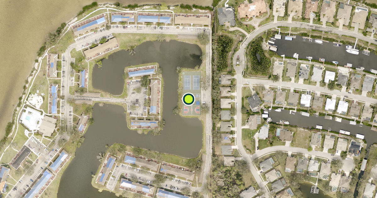 Satellite view of Bradenton Pickleball Courts
