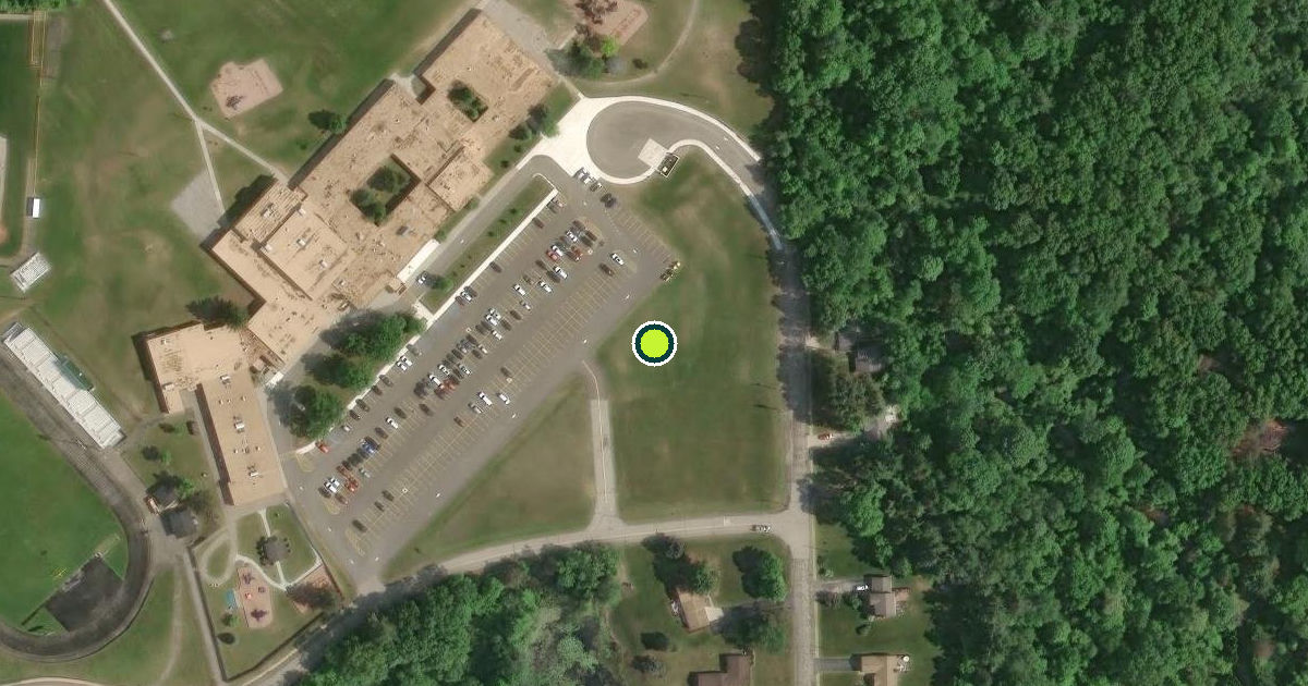 Satellite view of Brandon Charter Township Pickleball Courts