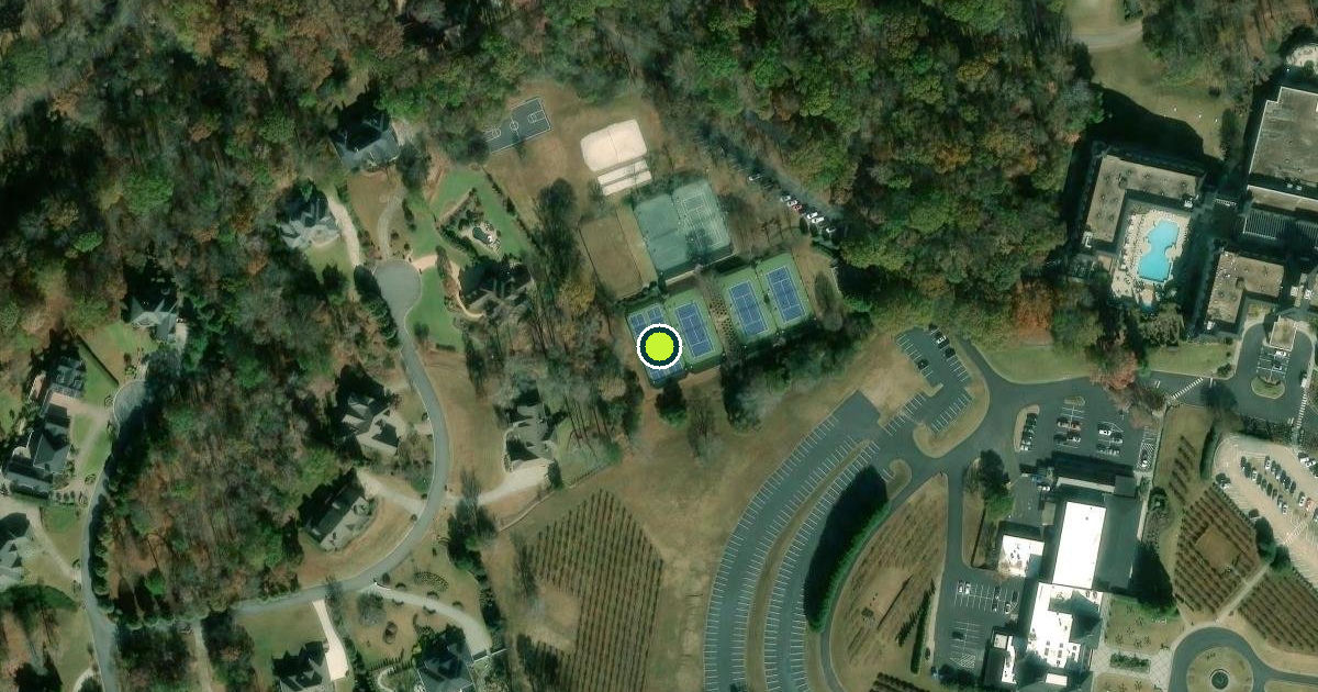 Satellite view of Braselton Pickleball Courts