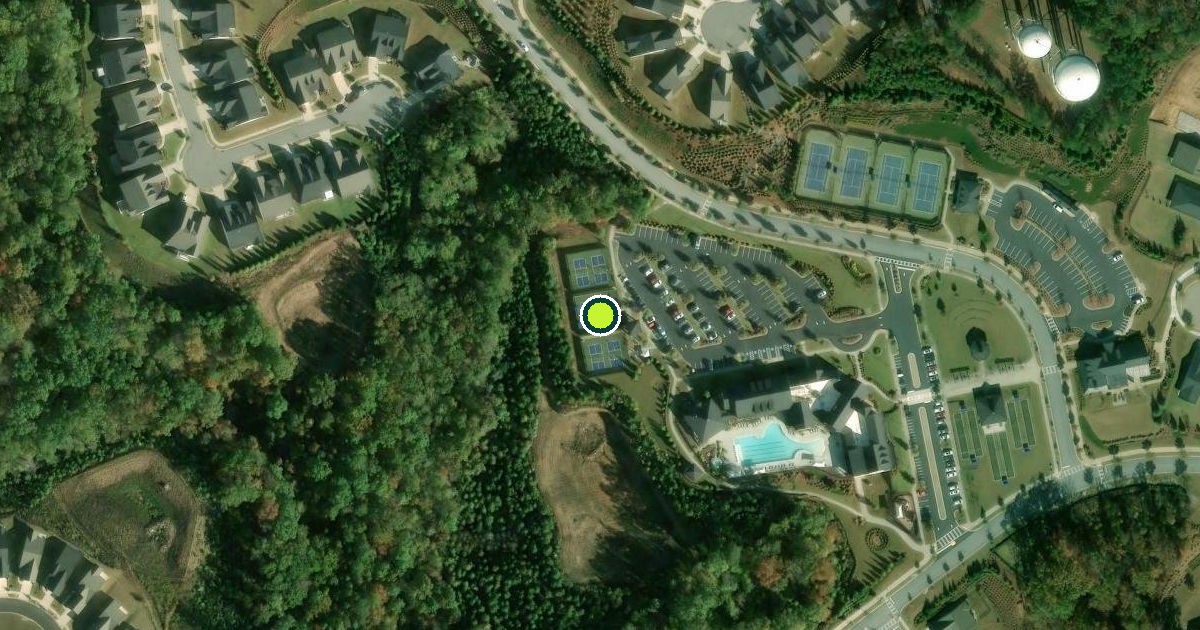 Satellite view of Braselton Pickleball Courts