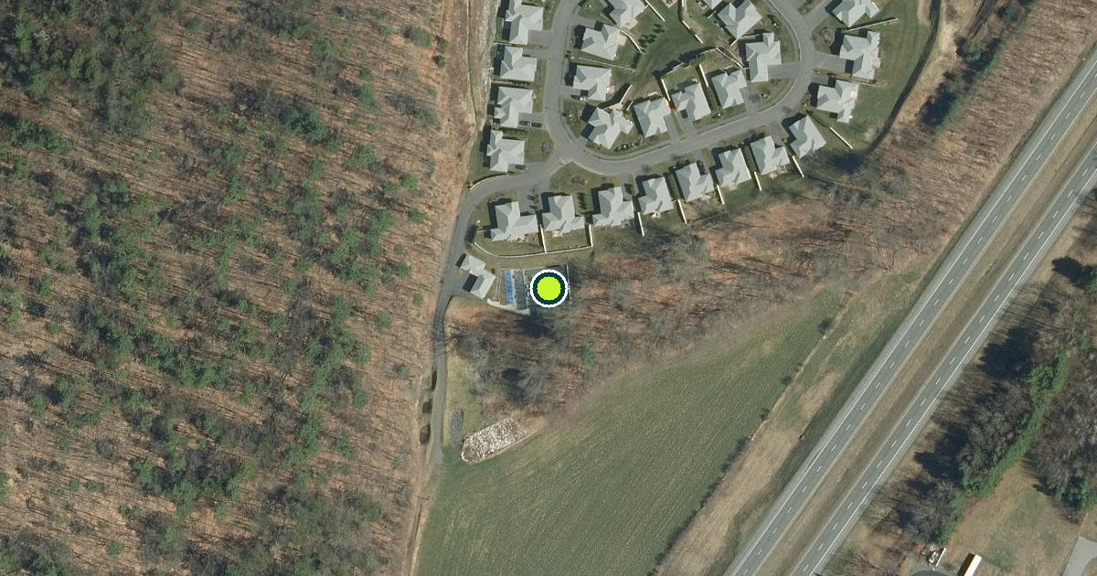 Satellite view of Brattleboro Pickleball Courts
