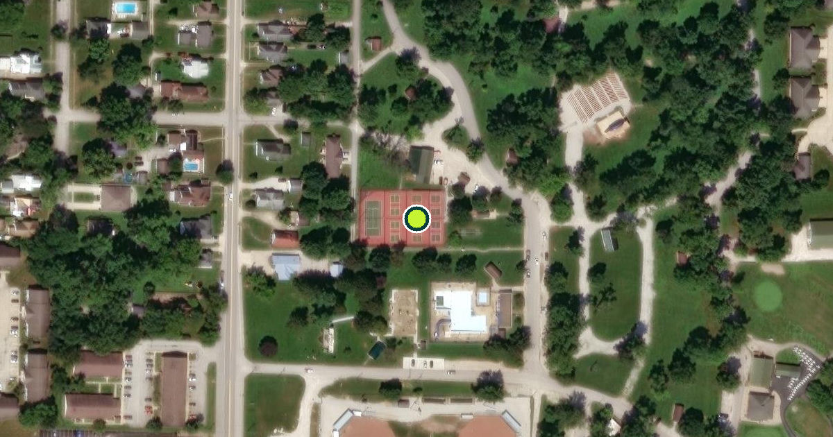 Satellite view of Brazil Pickleball Courts