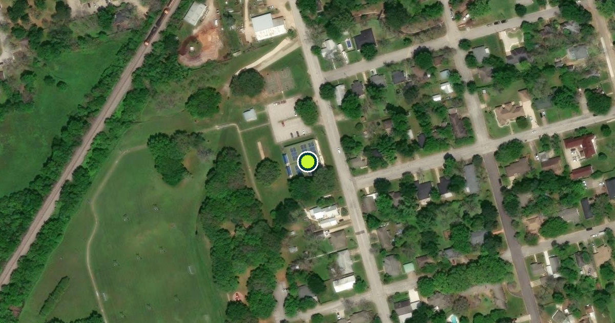 Satellite view of Brenham Pickleball Courts
