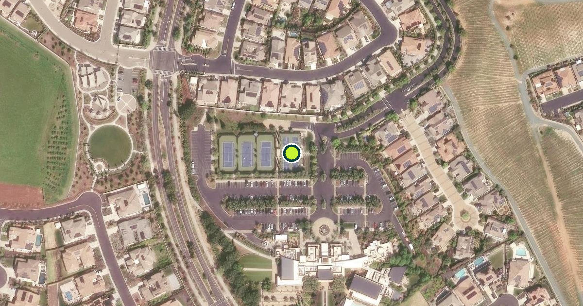 Satellite view of Brentwood Pickleball Courts