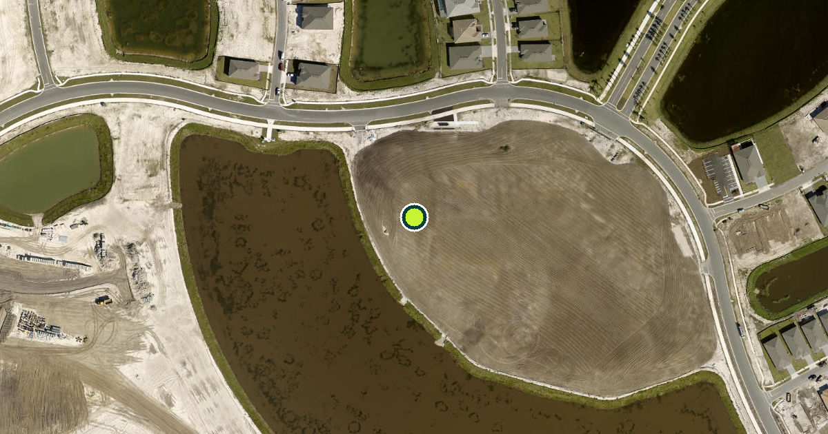 Satellite view of Brevard County Pickleball Courts