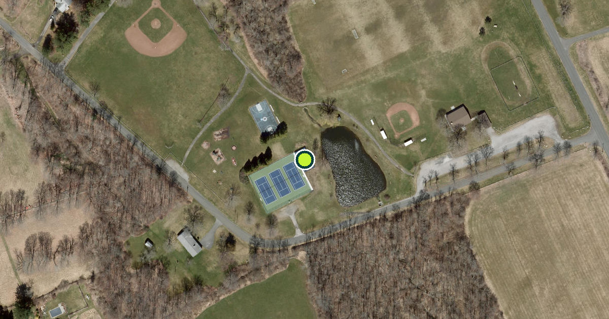 Satellite view of Bridgewater Pickleball Courts