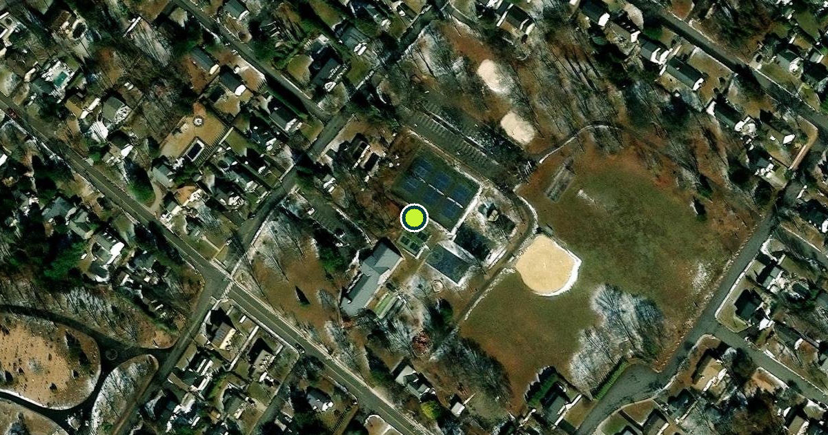 Satellite view of Brielle Pickleball Courts