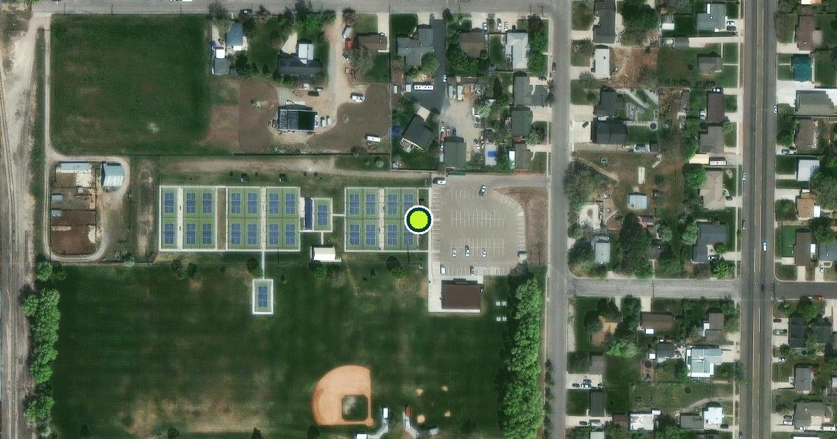Satellite view of Brigham City Pickleball Courts