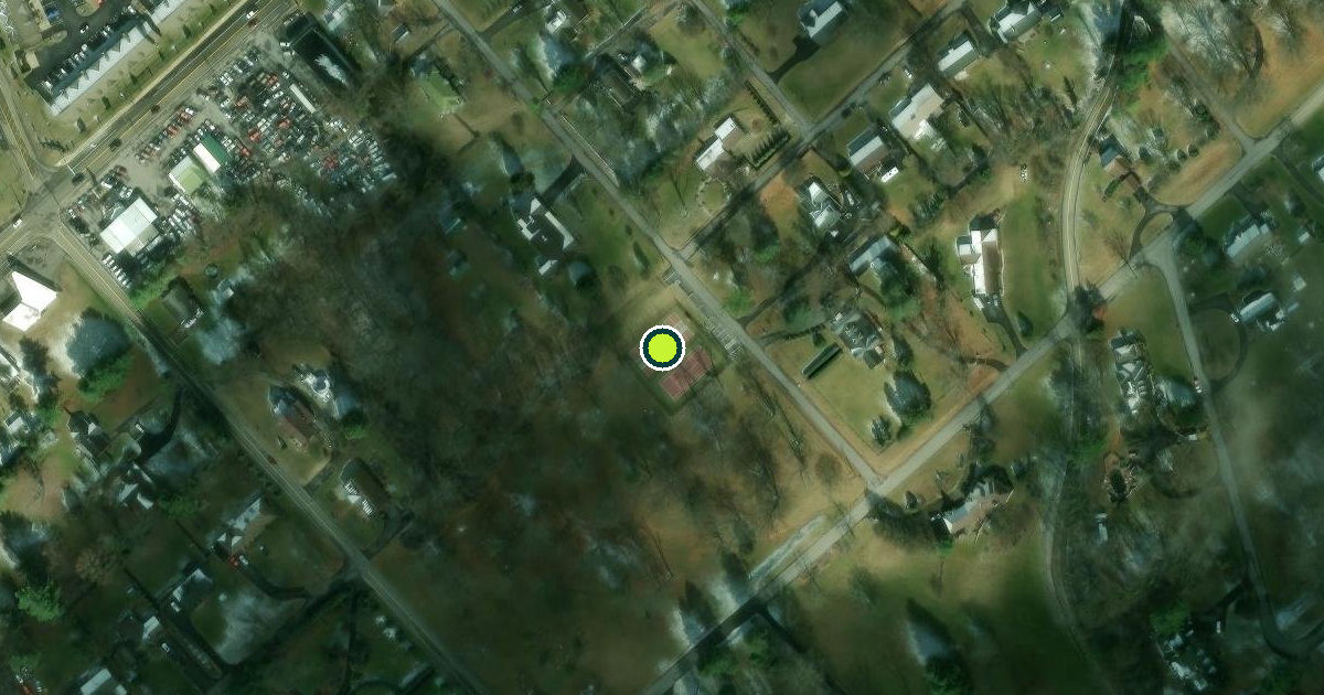 Satellite view of Bristol Pickleball Courts