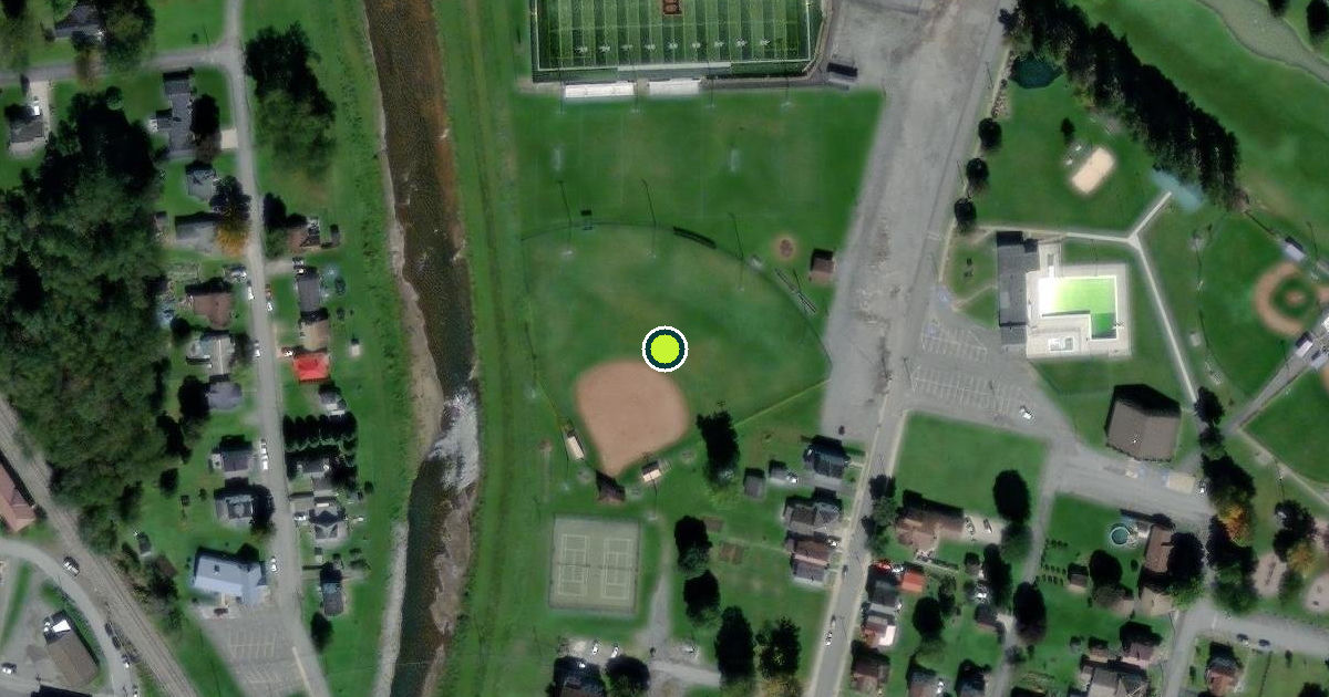 Satellite view of Brockway Pickleball Courts