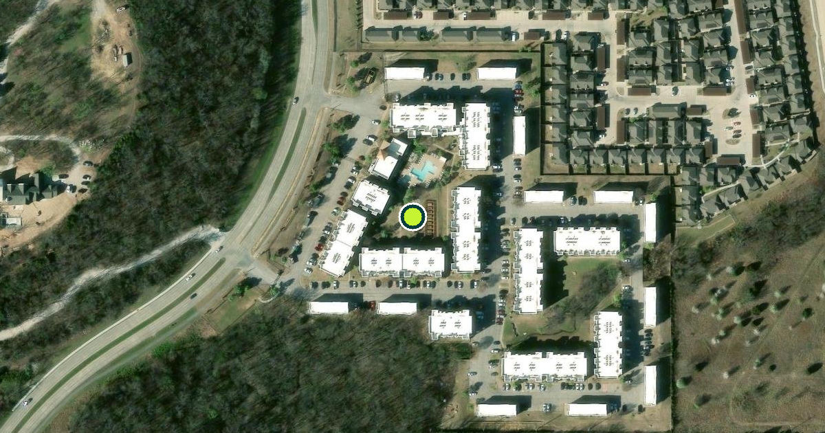 Satellite view of Broken Arrow Pickleball Courts